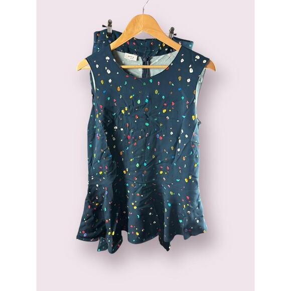 NWOT Akris Punto Boulder Print Sleeveless, silk-blend Top & Pants Set – Sz 8 - Picture 5 of 14